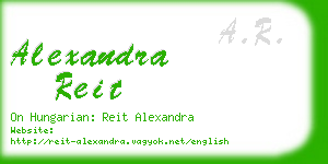 alexandra reit business card